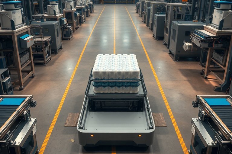 橋式碼垛機(jī)自動(dòng)化倉(cāng)儲(chǔ)配送的得力助手