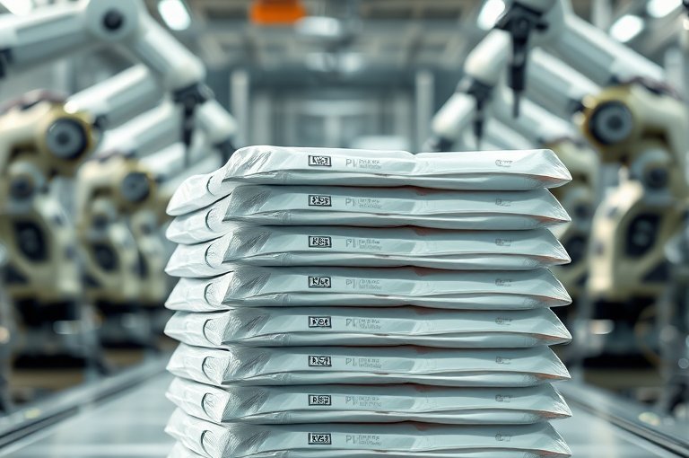 智能機械臂智能堆垛自動化倉儲